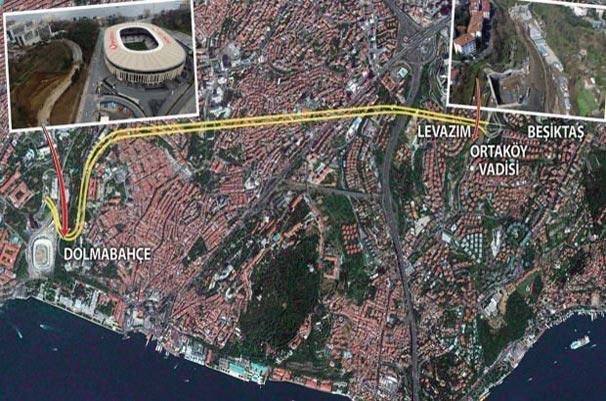 Dolmabahçe-Levazım tünelinin son görüntüsü yayınlandı