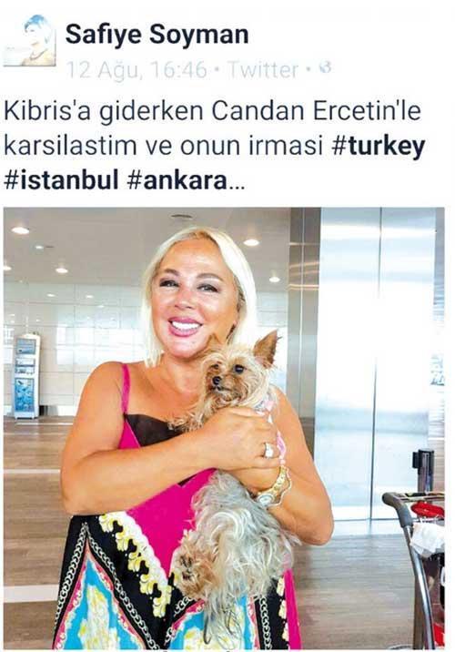 Candan Erçetin ile Safiye Soyman arasında selfie krizi