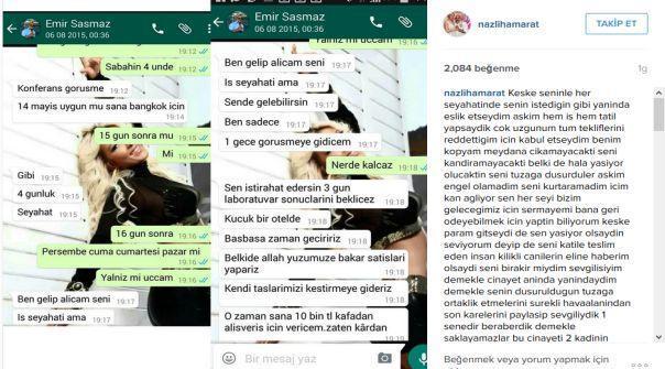 Nazlı Hamaratın Instagram paylaşımı olay oldu