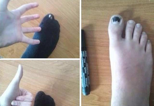 3- Çoraplarınızın yırtık görünmesini engellemenizi sağlamak amacıyla paylaşılan tavsiye: