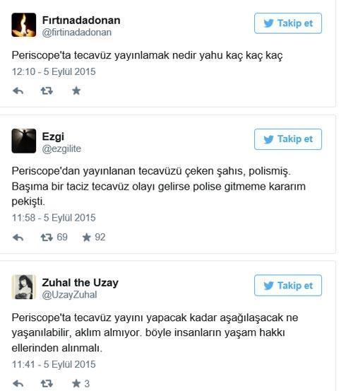 Periscopede baygın kadına canlı tecavüz görüntüleri yayınlandı