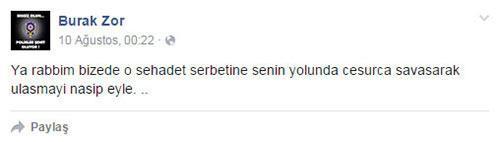 Iğdırda şehit olan polisin son paylaşımı duygulandırdı