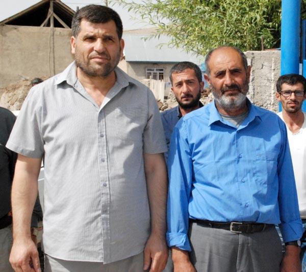 Şehit ve terörist babaları taziyede bir arada