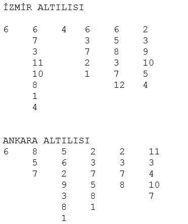 İzmirde iki tek