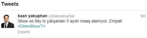 Show TVde eylem var