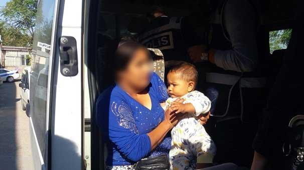 Bursada uyuşturucu operasyonu 18 aylık bebeği ile gözaltına alındı
