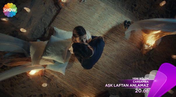 Aşk Laftan Anlamaz 13. bölüm fragmanında Murat ve Hayatın romantik anları