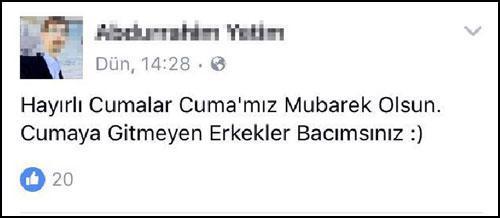 O imam özür diledi