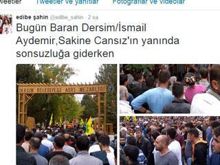 HDPli vekiller de cenazesine katıldı