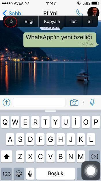 WhatsApp’a Mesaj İşaretleme Özelliği Geldi
