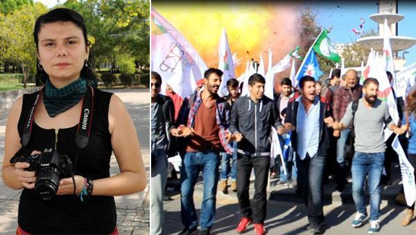 Halayı çekerken kadraja patlama girmiş