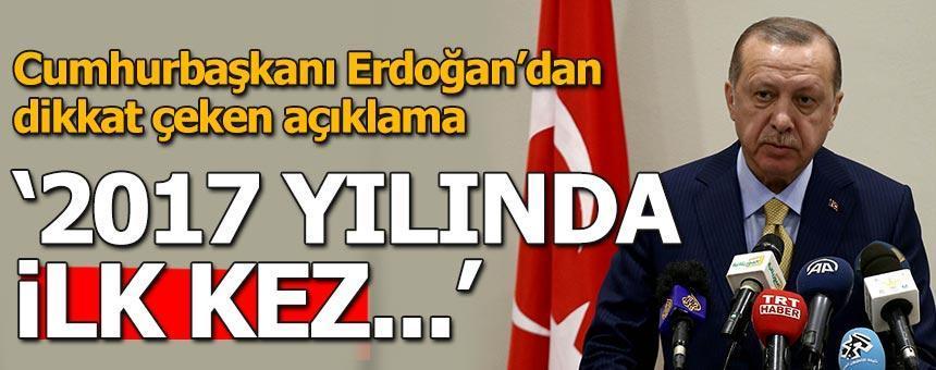 Cumhurbaşkanı Erdoğan: Türklerin yaptığını duyunca şok oldu