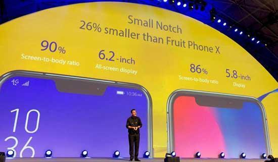 Zenfone 5 ile iPhone Xi klonlayan Asustan Applea gönderme: Fruit Phone X