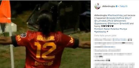 Drogbadan Galatasaray paylaşımı
