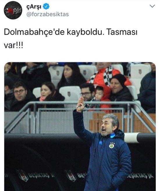 Beşiktaş taraftar grubu Çarşıdan olay paylaşım