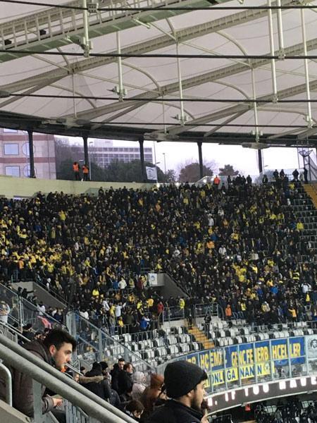 Fenerbahçe taraftarına şok Vodafone Parkta...
