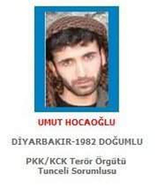 1.5 milyon lira ödülle aranan PKKlı Tuncelide  öldürüldü