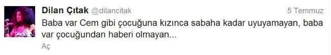 Dilandan Tatlıses’e baba göndermesi