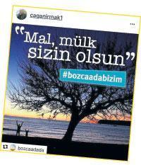 #bozcaadabizim tepkisi  sahilleri kurtardı