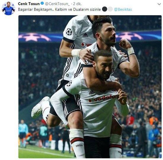 Cenk Tosundan Beşiktaş paylaşımı