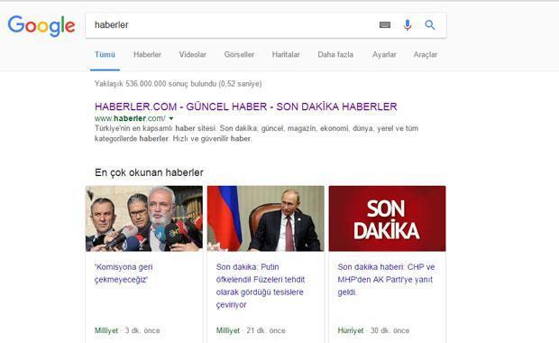 Googledan yeni hamle Masaüstü haberler kısmı kaldırılıyor