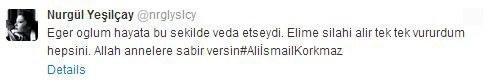 Nurgül Yeşilçayın Ali İsmail isyanı