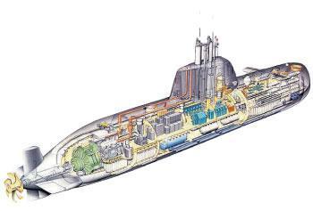 Türk denizaltısı derinden ilerliyor
