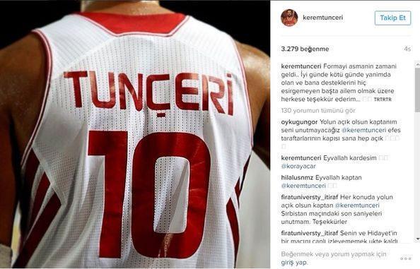 Kerem Tunçeri basketbolu bıraktığını açıkladı