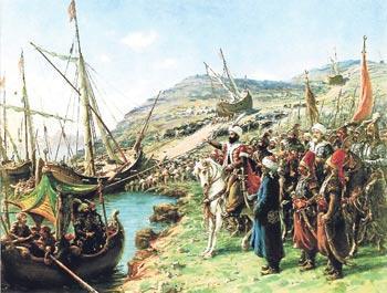 Fatih, gemileri Dolmabahçe’den karaya çıkarmış