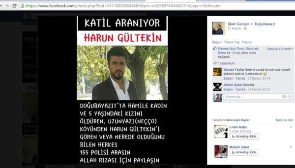 Hamile eşi ve kızını öldüren sürücüyü sosyal medyada arıyor