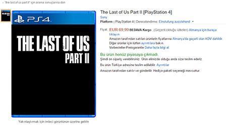 The Last of Us Part II ön siparişe sunuldu
