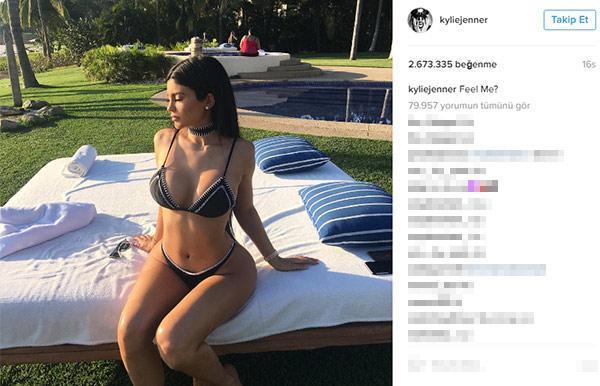 Kylie Jennerdan cesur fotoğraflar