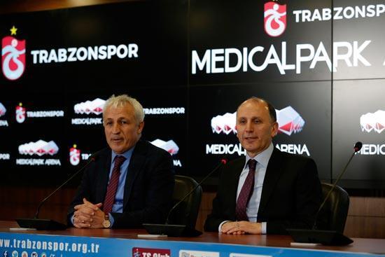 Trabzonsporun yeni stadının isim sponsoru Medical Park oldu