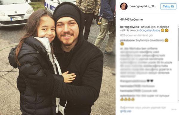 Beren Gökyıldızdan Çağatay Ulusoy paylaşımı