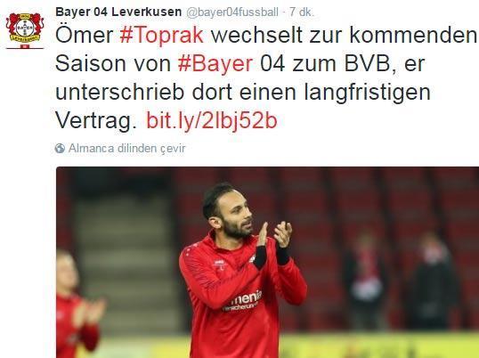 Ömer Toprak resmen Borussia Dortmundda