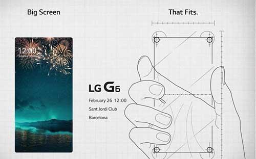 LG G6nın etkinlik davetiyesi paylaşıldı