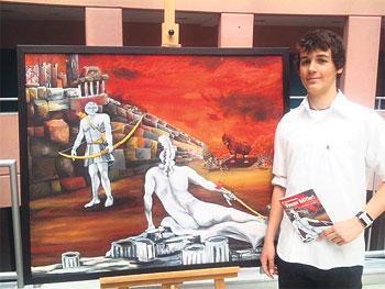 13 YAŞINDA, RESSAM VE YAZAR