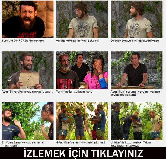 Survivor 2017’de ünlülerden kimler elemeye kaldı (Dokunulmazlık oyunu hangi takım kazandı)