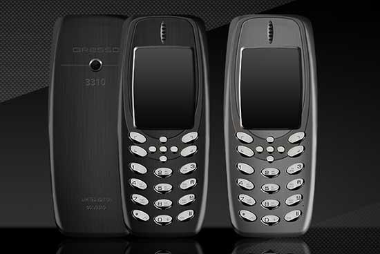 Nokia 3310a rakip telefon Gresso Meridan