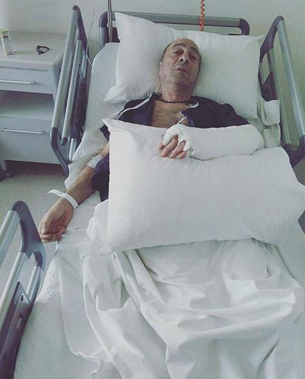 Levent Oran yataktan düştü, ameliyata alındı
