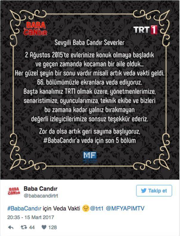 Baba Candır final mi yapıyor İşte yapımcı firmadan yapılan o açıklama