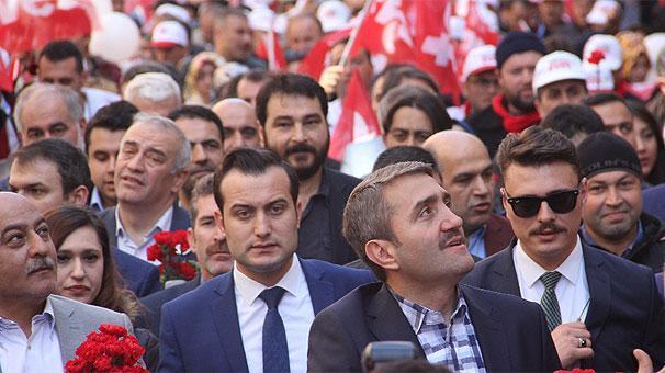 AK Partiden sevgi yürüyüşü
