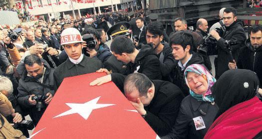 Türkiye, 8 şehidini gözyaşlarıyla uğurladı
