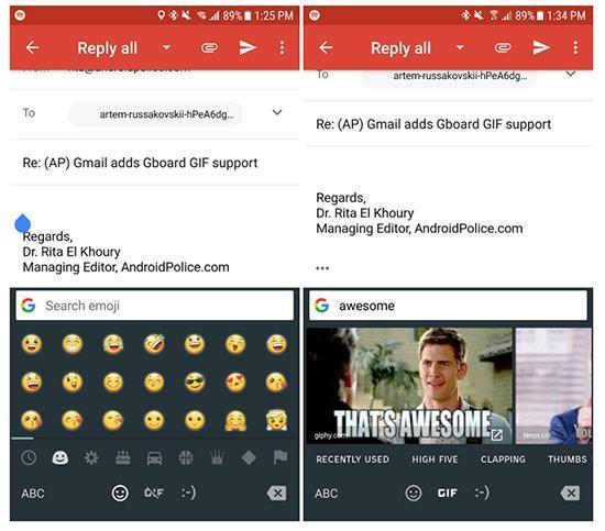 Android için Gmaile GIF desteği geldi