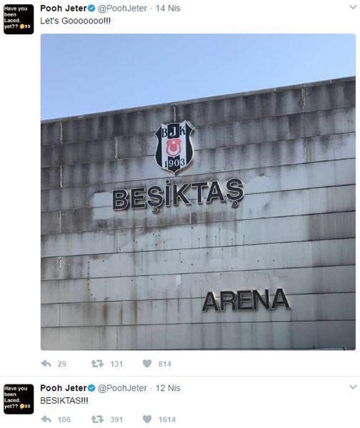 Beşiktaşta Pooh Jeter transferi suya düştü