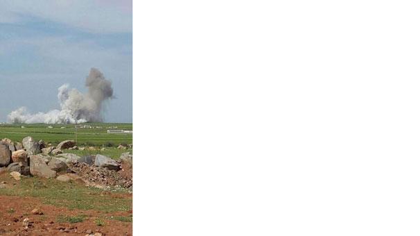 Son Dakika... Suriye savaş uçağı sığınmacı kampını vurdu