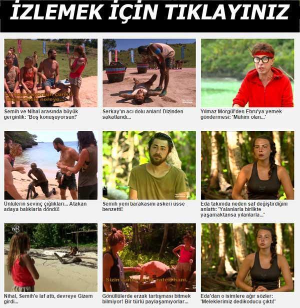 Survivorda kim elendi -İzle