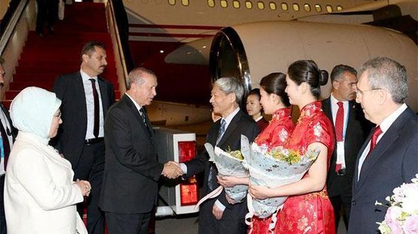 Cumhurbaşkanı Erdoğan Çinde