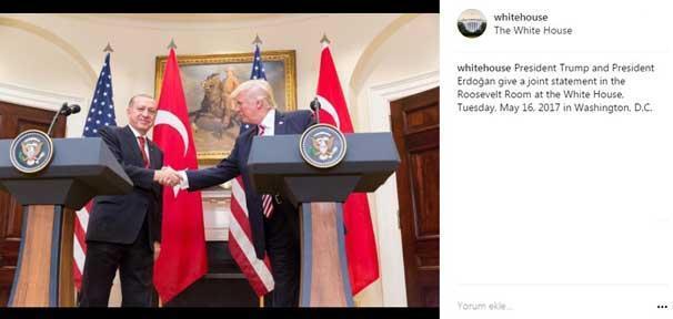 Beyaz Saray bu fotoğrafı paylaştı