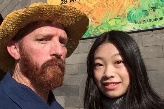 Van Goghla selfie teklifi yoğun ilgiyle karşılandı
